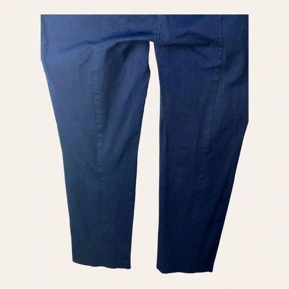 0679. J.crew NAVY BLUE TROUSER SIZE 10R STRAIGHT LEG ZIPPER AND HOOK/BAR CLOSURE - Picture 12 of 12